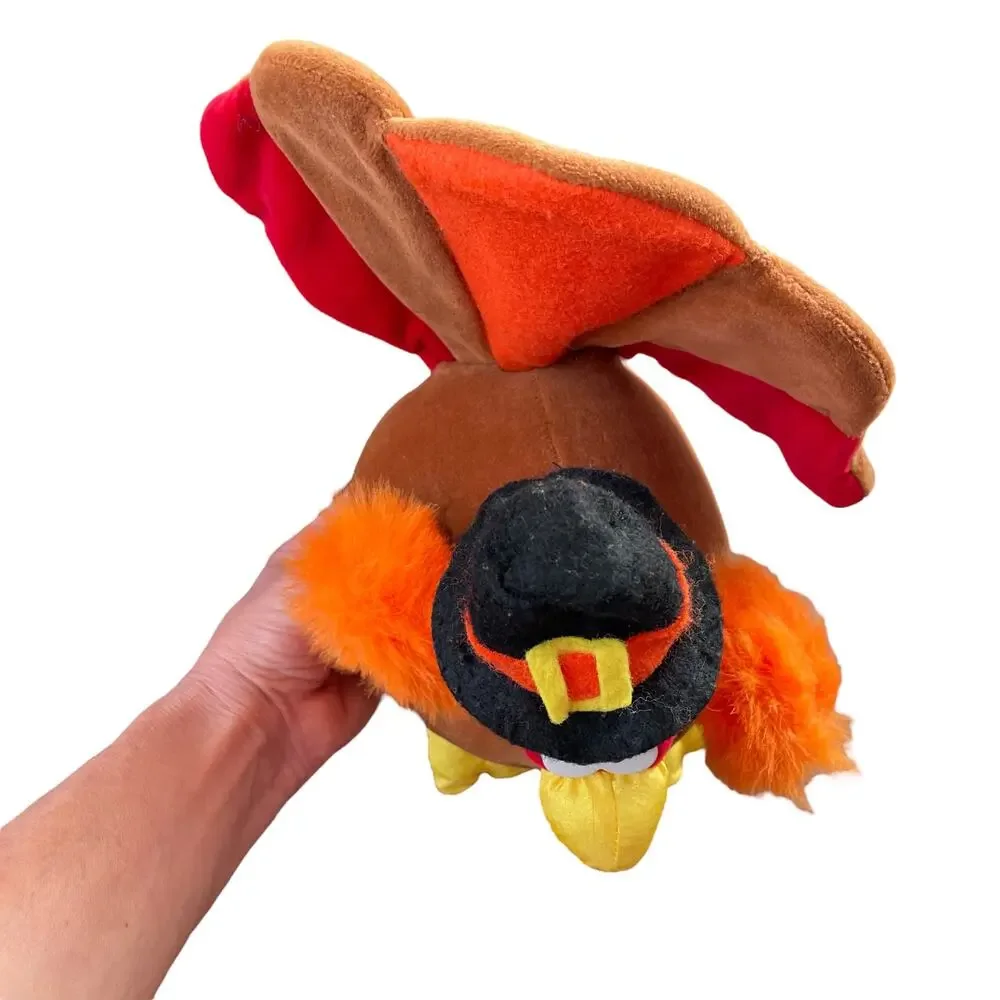 Vintage Gibson Greetings Turkey Plush 1994 Mr Gobbles Thanksgiving Stuffed Bird